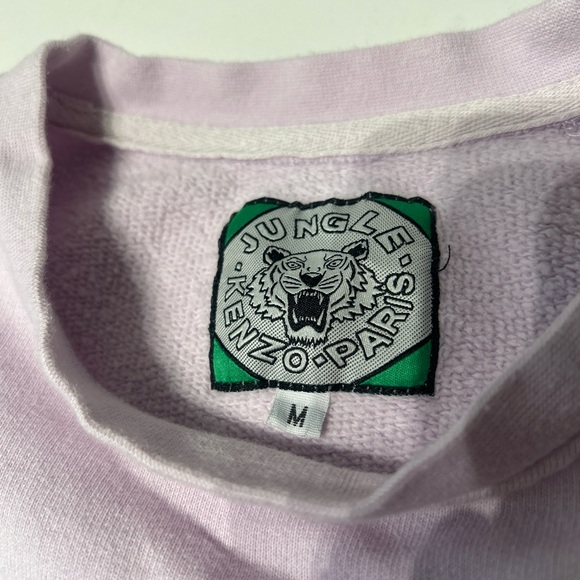 KENZO *RARE* purple embroidered sweatshirt dress EXCELLENT condition! - Picture 2 of 8
